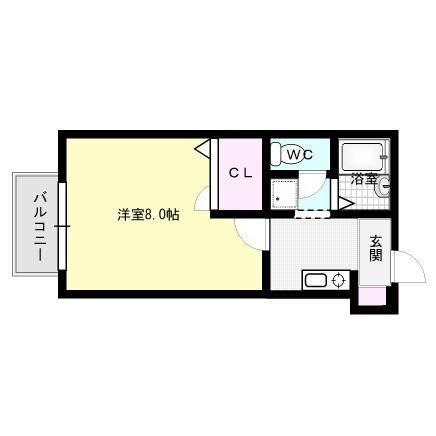 アネックス西新 間取り
