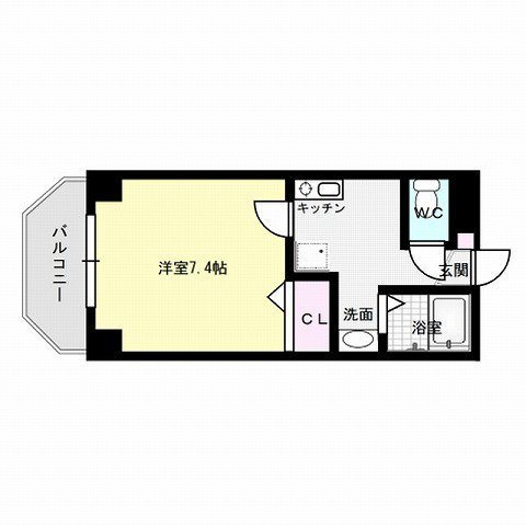 プラネット室見～ネット無料～ 間取り