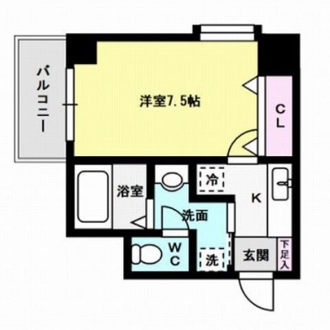 アースフレンドリー室見駅前 間取り
