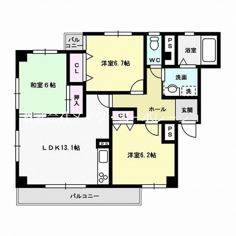 アゴラオーキッド藤崎 間取り
