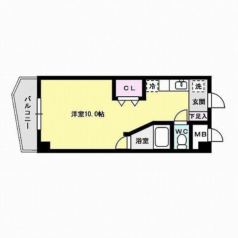 ルエメゾンロワール西新 間取り