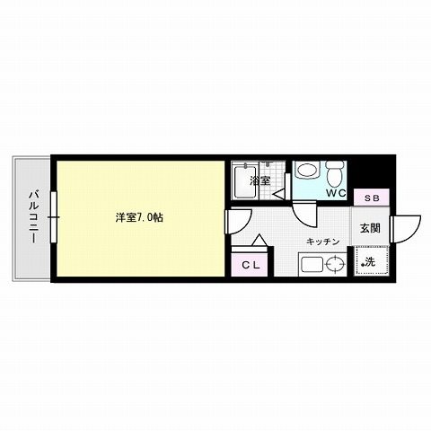 エステートモア箱崎Ⅱ 間取り