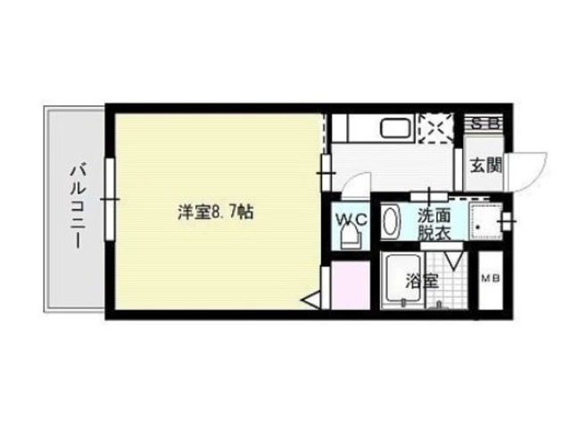 フィオーレサラ～ネット無料～ 間取り