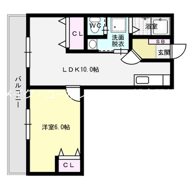 駅南第1ケイコービル 間取り