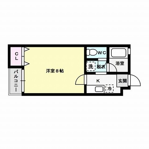 PLEAST姪浜Ⅲ 間取り