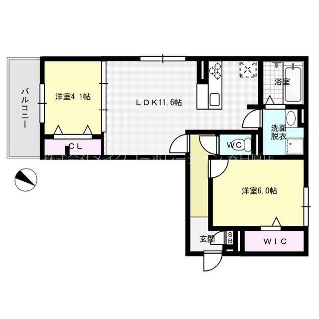 D-roomKOTOBUKI 203号室 間取り