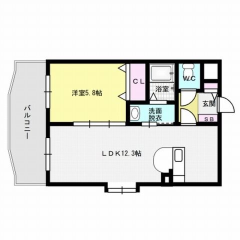 マ・テール城南 間取り