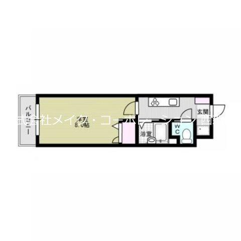 エクセレンス城南 間取り