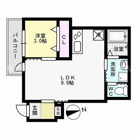 アクラスWestPark今川 間取り