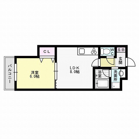 ジョフラン鳥飼 間取り