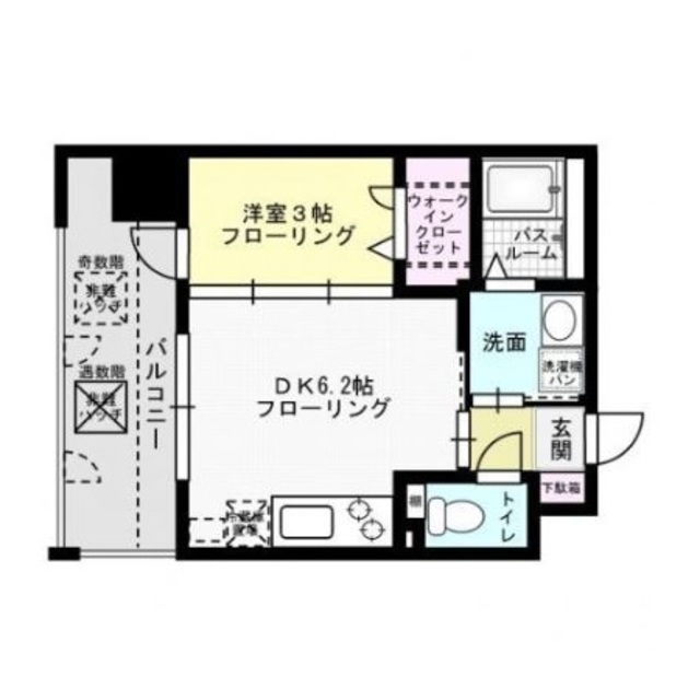 グランフォーレ西新ＡＮＮＥＸ 間取り