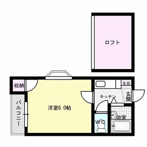 クオリティ荒江２~ネット無料~ 間取り