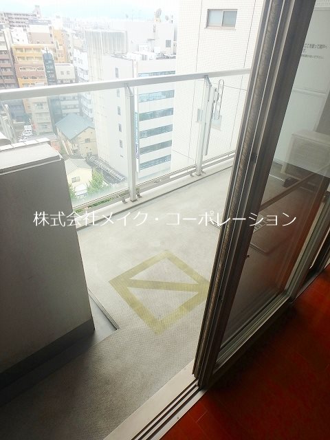 ラクレイス西新 ベランダ
