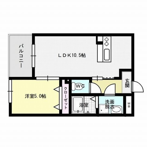 駅南Ⅴマルオカ 間取り