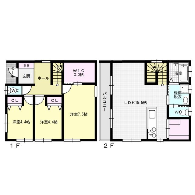 フォレスト朱雀 間取り図
