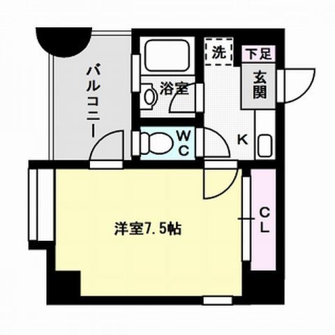 Kステーションプラザ姪浜 間取り