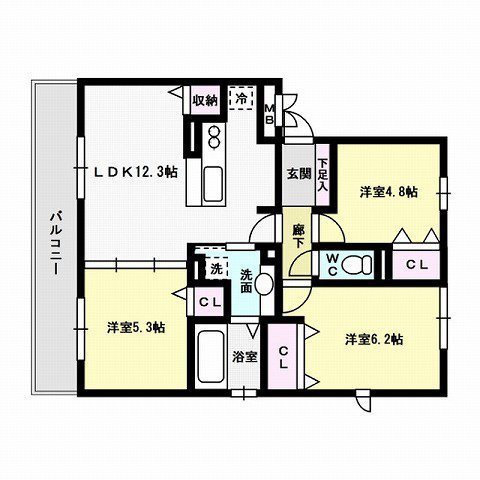 COZY　COURT  間取り