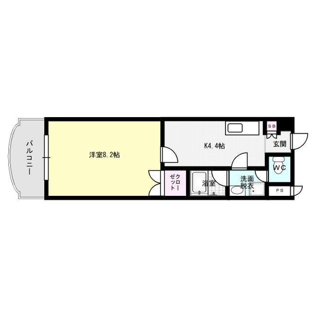 ルヴィナスU 間取り図