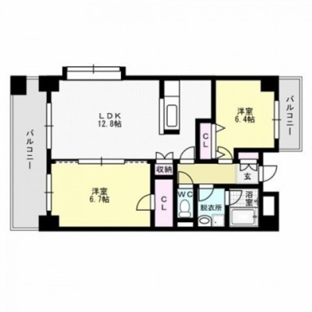 ルミエール大河 間取り