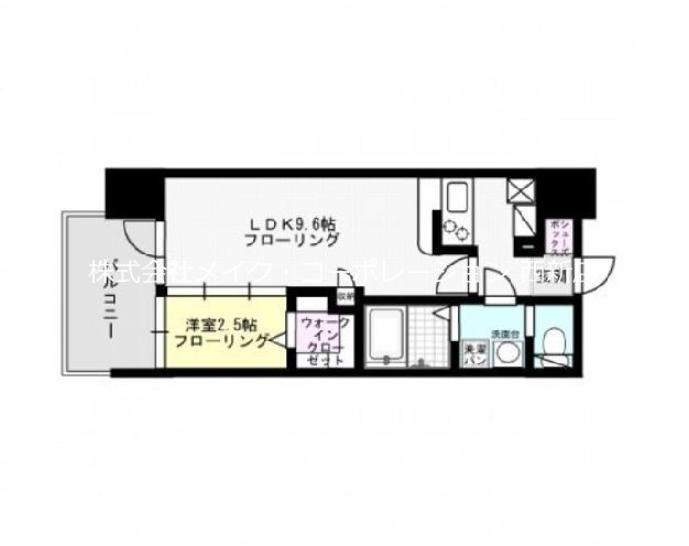 グランフォーレプライム西新 間取り