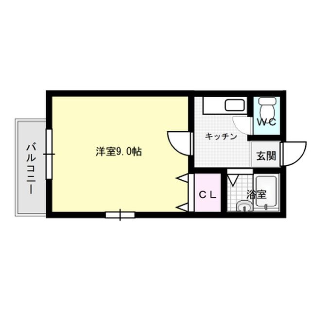 プチハウスHana2 103号室 間取り