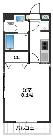 コンドミニアム薬院駅 間取り