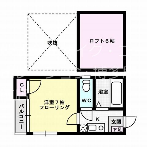 リバティ博多 間取り