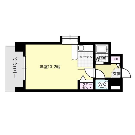 ピュア春日公園 201号室 間取り