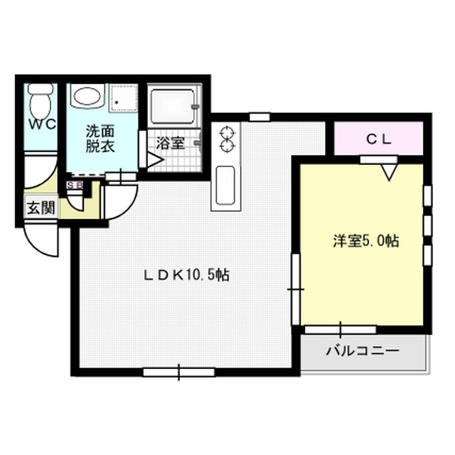 プルデント美野島 間取り