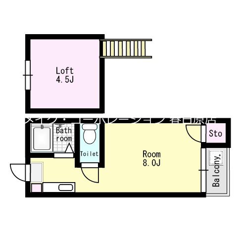 コスギⅤ 101号室 間取り