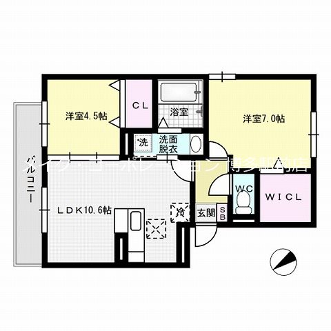 D-room山王公園 間取り