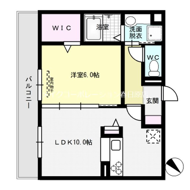 D-room博多南弐番館 202号室 間取り