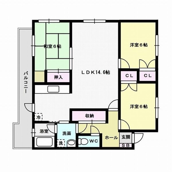 パティオ室見 間取り