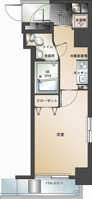 エンクレスト博多駅前 間取り