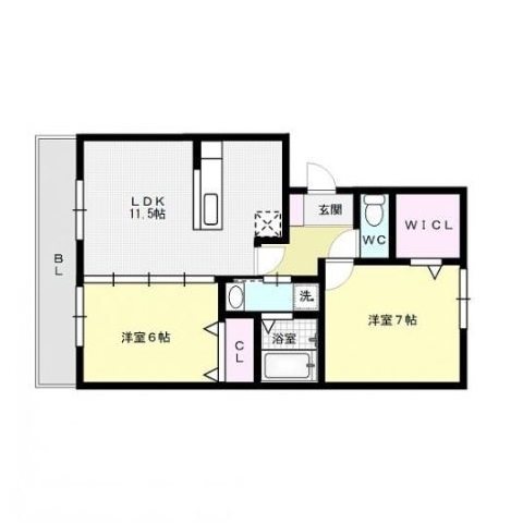 セジュール賀茂 間取り