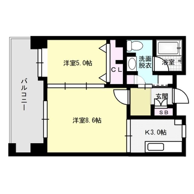 リアンシエルブルー東比恵 間取り