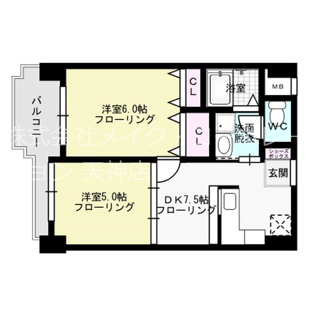 ニッセイ・ディーセント小笹 間取り