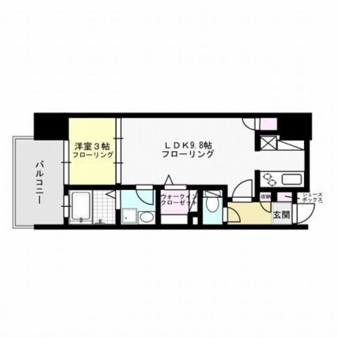 グランフォーレプライム西新 間取り