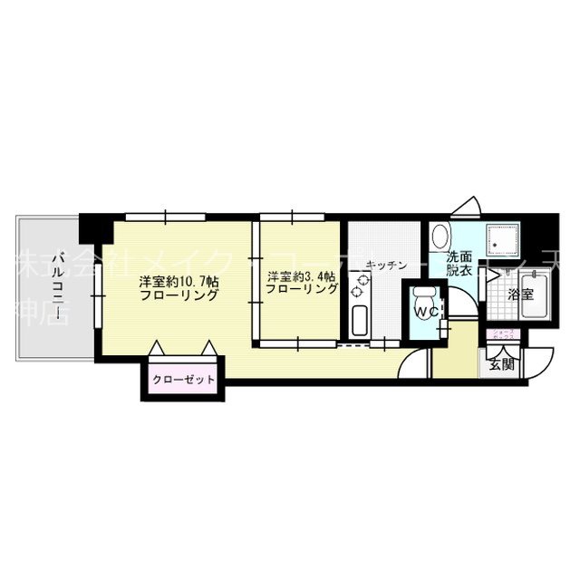 Felica大濠 間取り