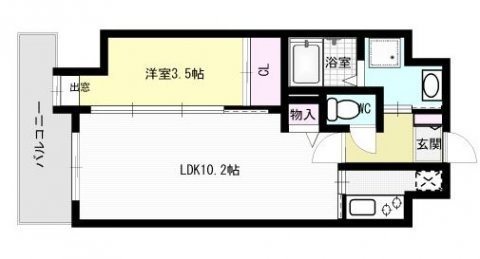 ネストピア別府駅前～ネット無料～ 間取り