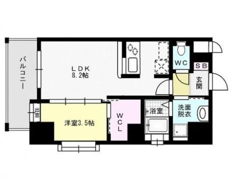 ネストピア別府駅前～ネット無料～ 間取り