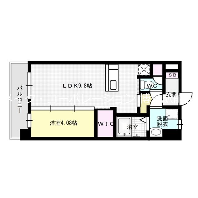 ラファセエクセレンシア呉服町 間取り