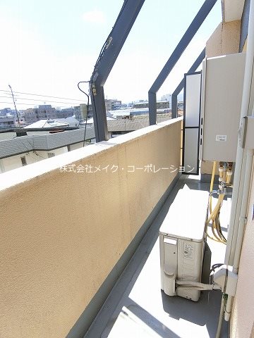 エルモス西新 ベランダ