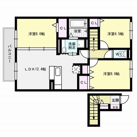 グランドソレイユ 間取り