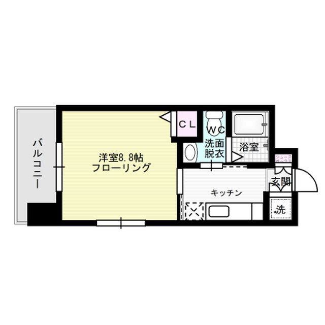 アソシアグロッツォ平尾駅前 間取り