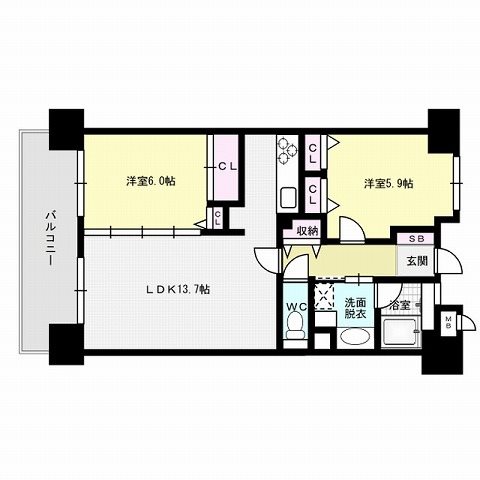 西新南スペーススクエア 間取り