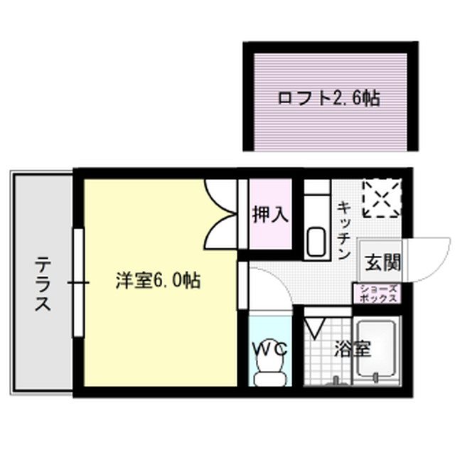 ベルーナふくとみ 102号室 間取り
