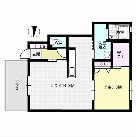 カノン飯倉~駐車場・ネット無料~ 間取り