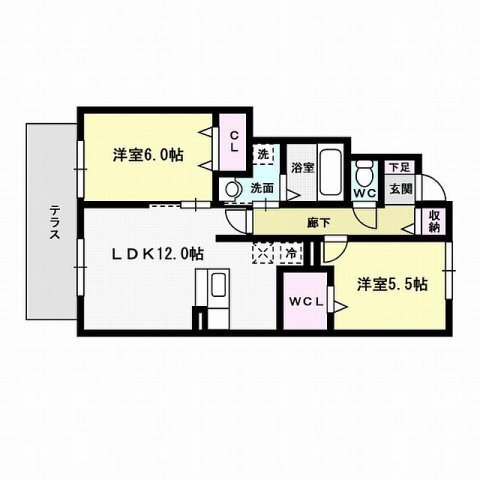 ソレイユ 間取り