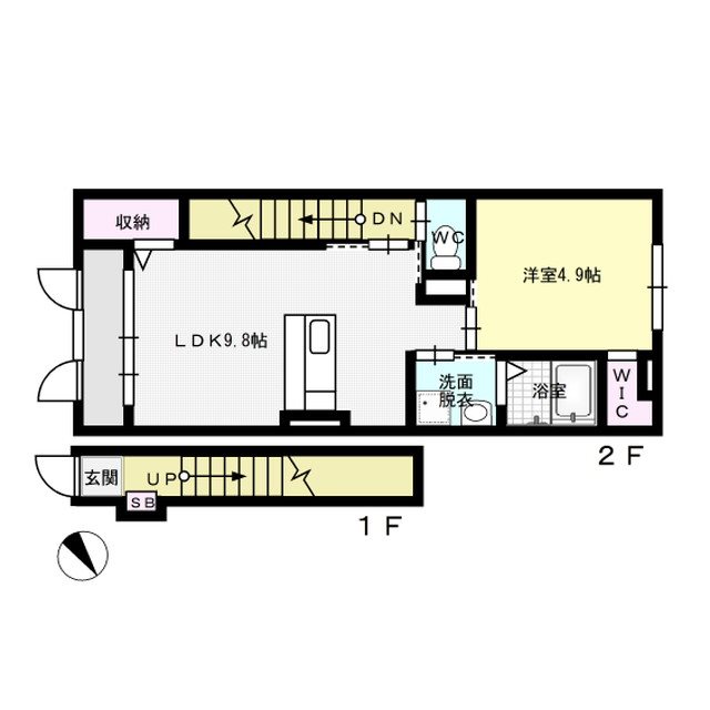 グレースヤナセⅡ 間取り図